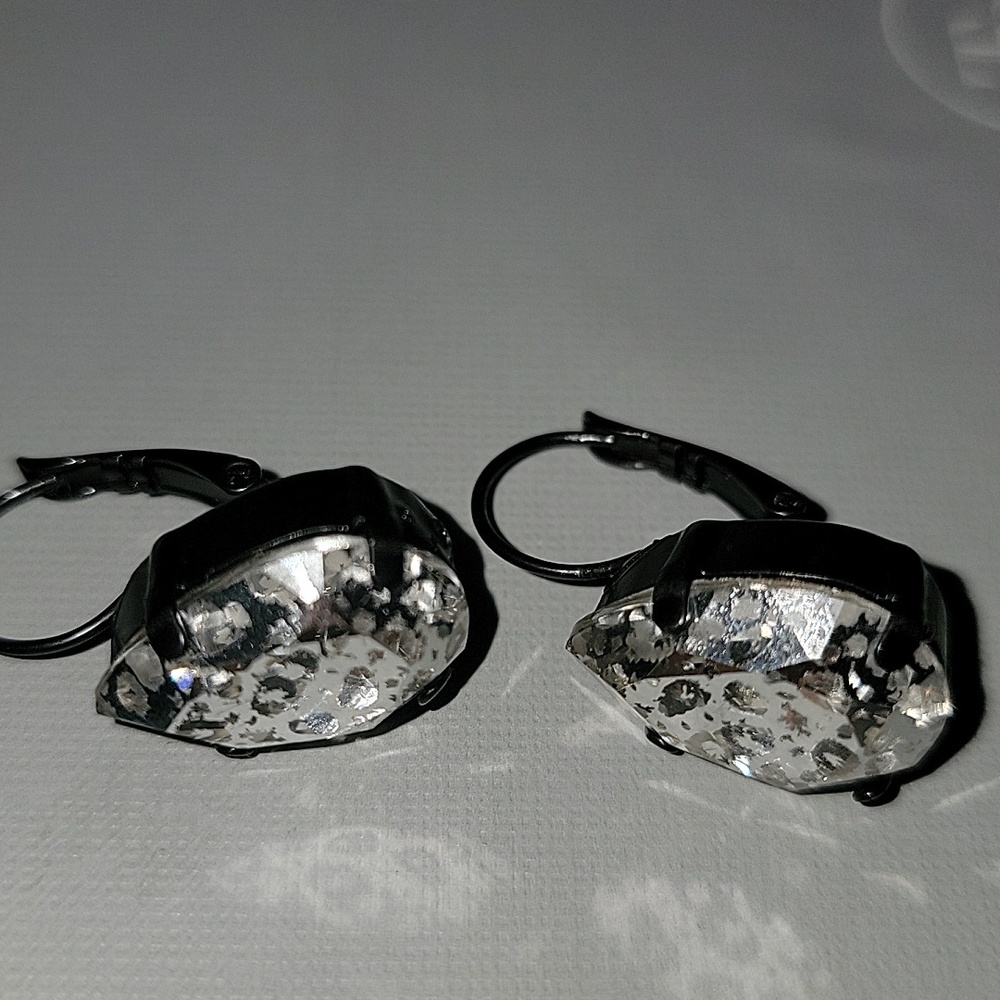 Art Deco Style Patina Earrings